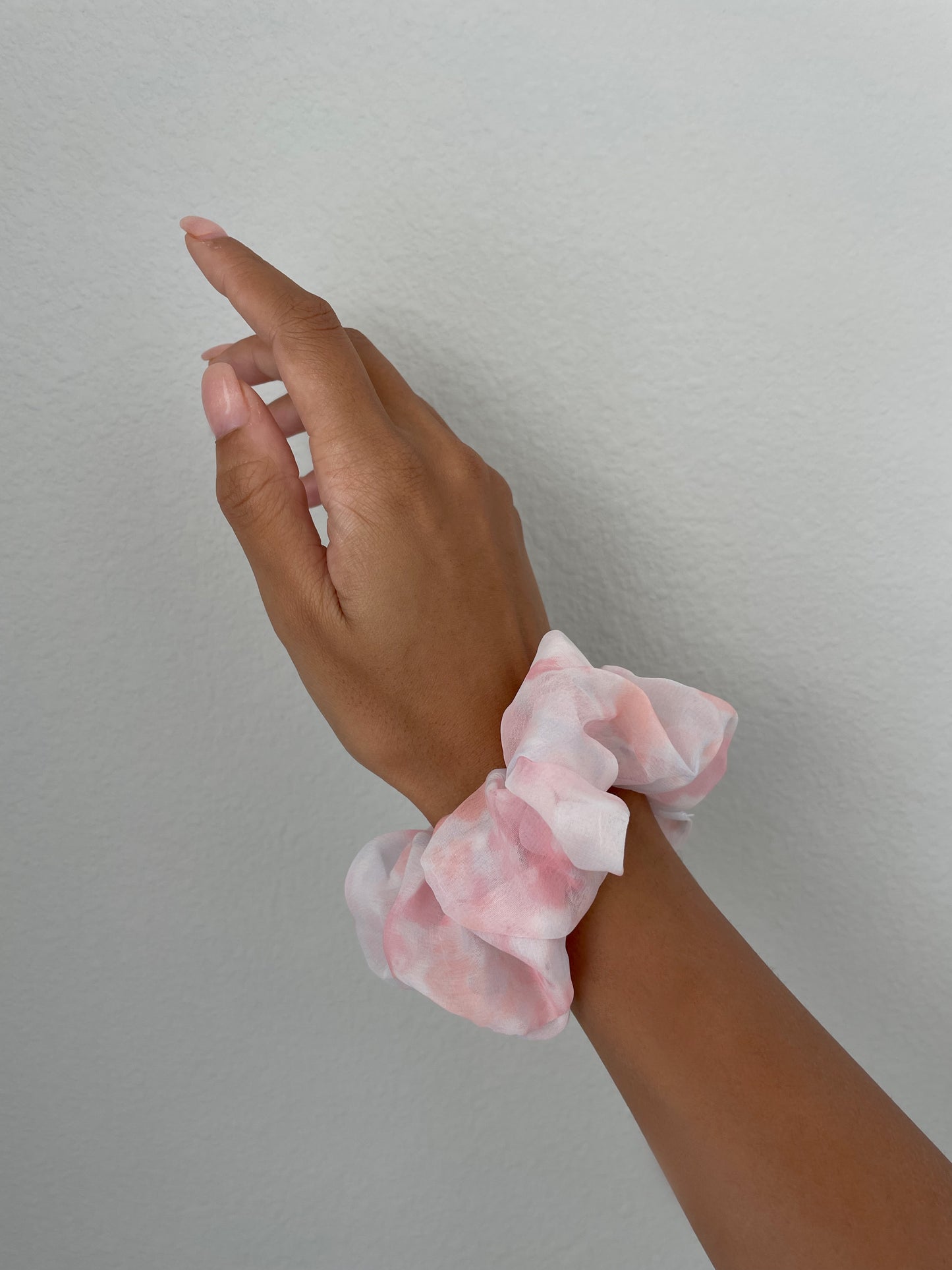 PINK Sky Cloud Scrunchie