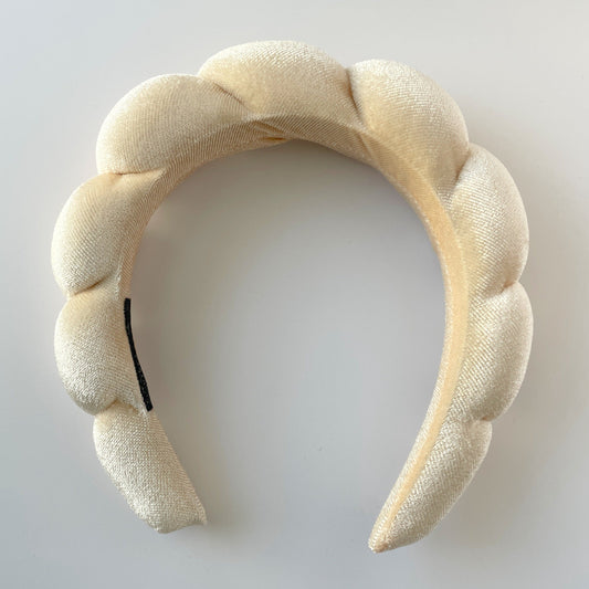 CREME PUFFER SPA HEADBAND