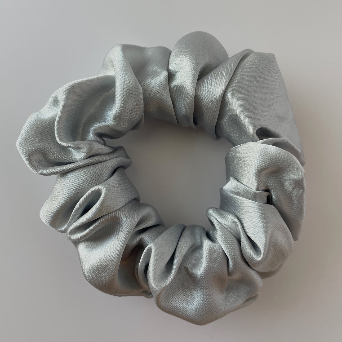 100% Mulberry Silk Scrunchie / Stone